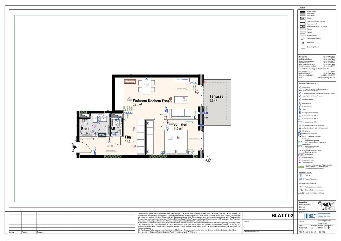 2 Zimmer Wohnung mit 62 m² in Hamburg – Bild 2