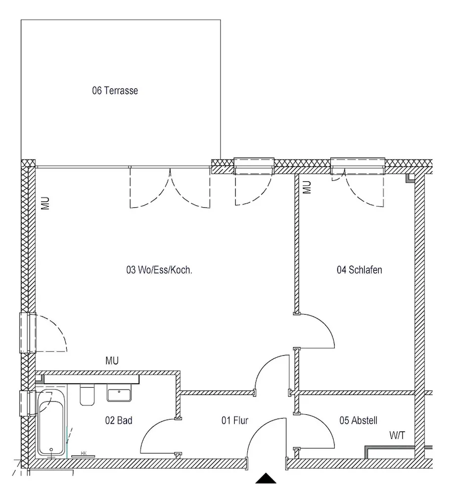 2 Zimmer Wohnung mit 75 m² in Würzburg – Bild 3