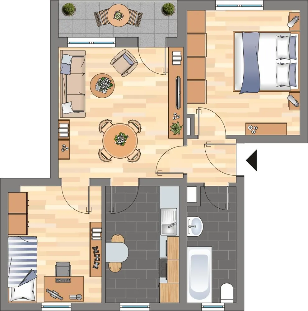 4 Zimmer Wohnung mit 56 m² in Hagen – Bild 11