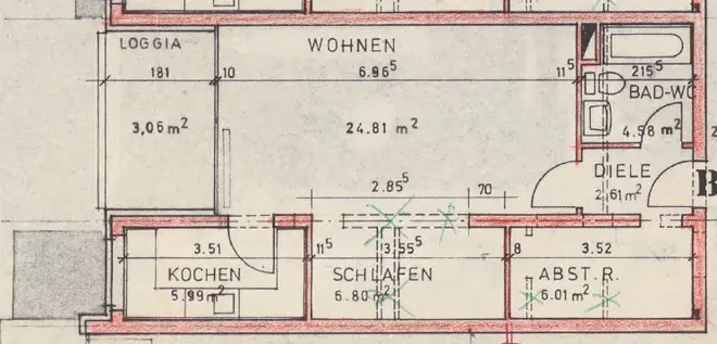 2 Zimmer Wohnung mit 54 m² in Krefeld – Bild 2