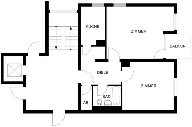 2 Zimmer Wohnung mit 58 m² in Bochum – Bild 2