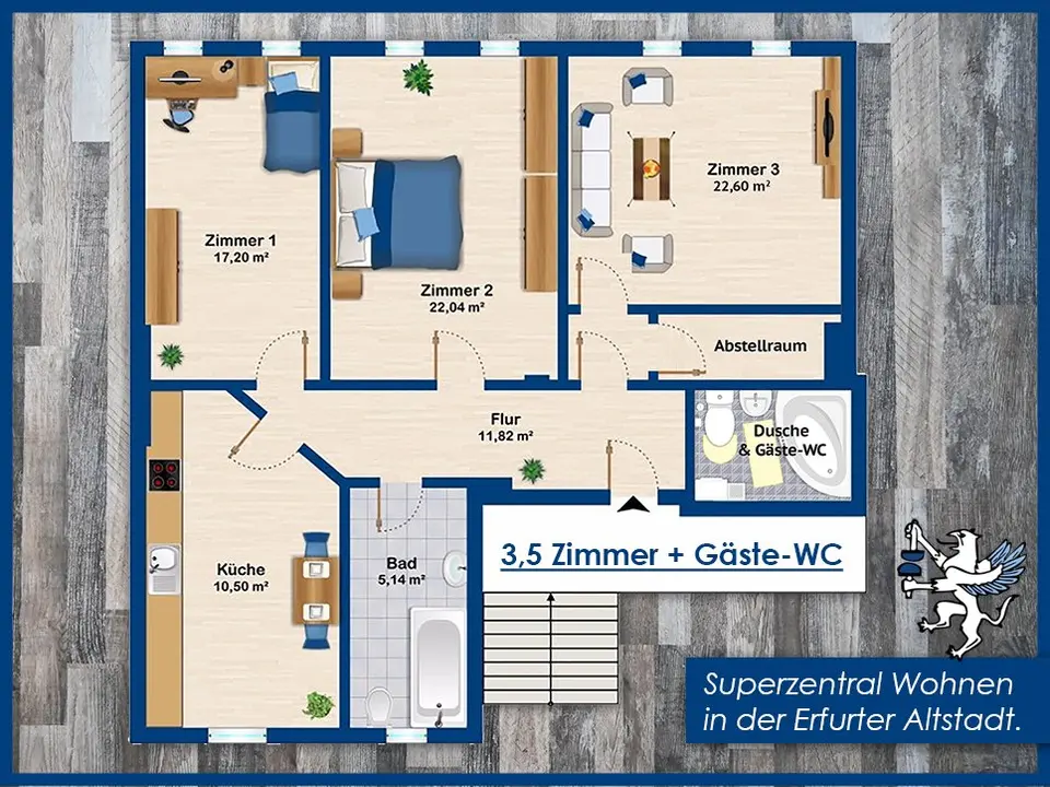 WG-Zimmer mit 83 m² in Weimar – Bild 5