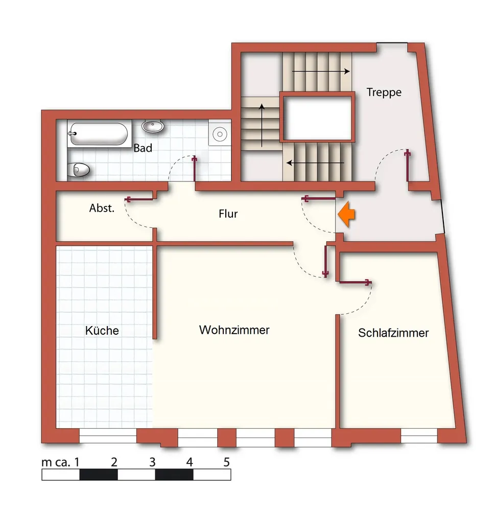 2 Zimmer Wohnung mit 61 m² in Bautzen – Bild 11