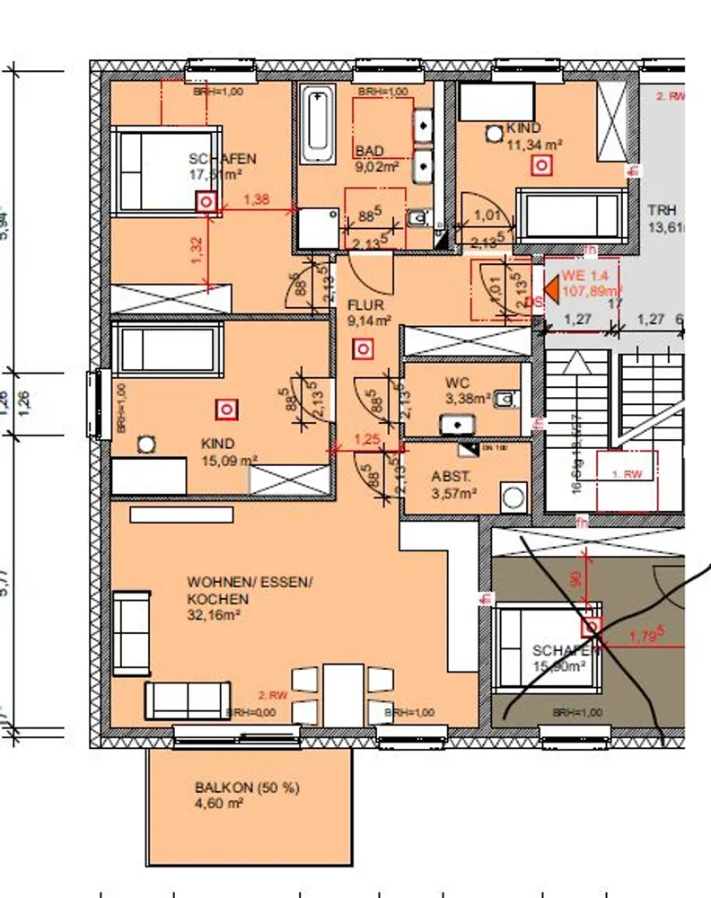 4 Zimmer Wohnung mit 106 m² in Düren – Bild 7