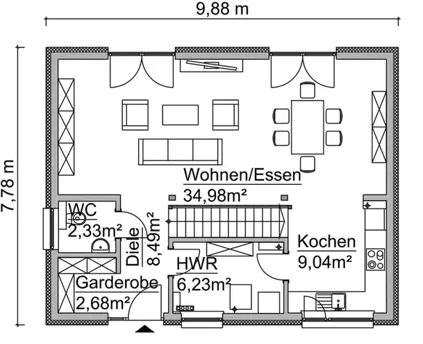 4 Zimmer Haus mit 122 m² in Berlin – Bild 2