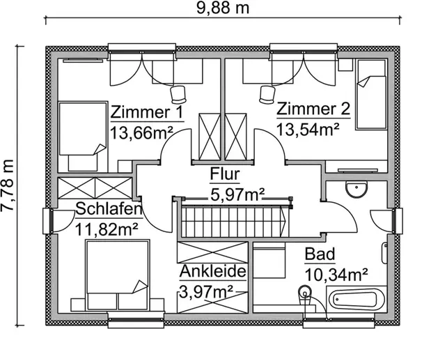 4 Zimmer Haus mit 122 m² in Berlin – Bild 3