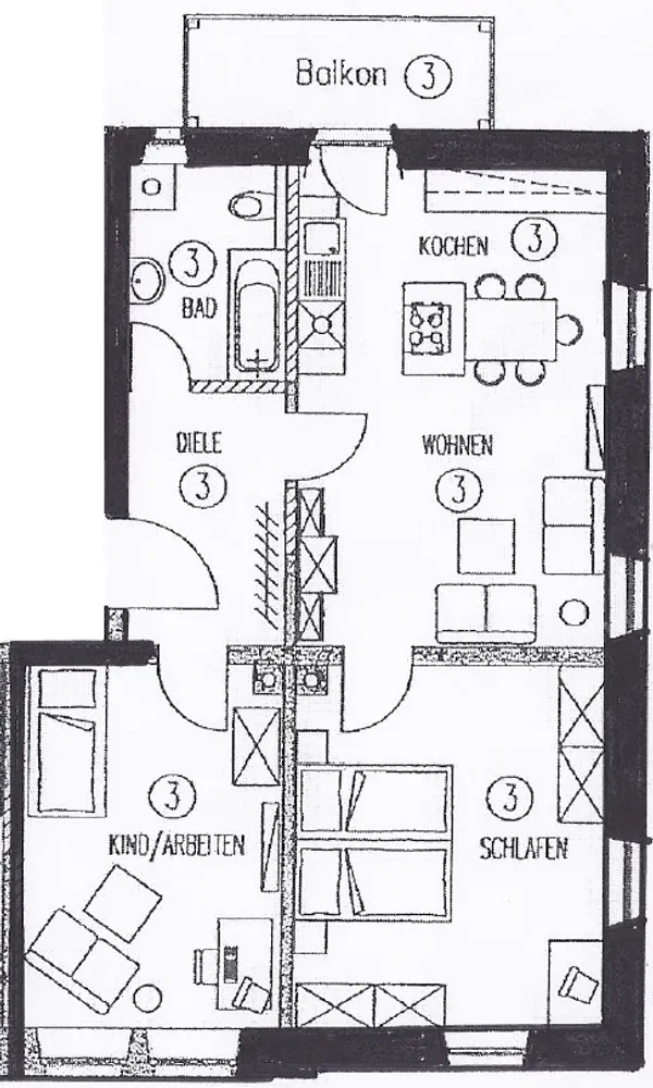 3 Zimmer Wohnung mit 73 m² in Landshut – Bild 8