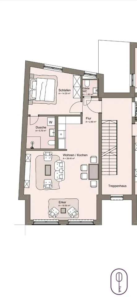2 Zimmer Wohnung mit 62 m² in Magdeburg – Bild 4