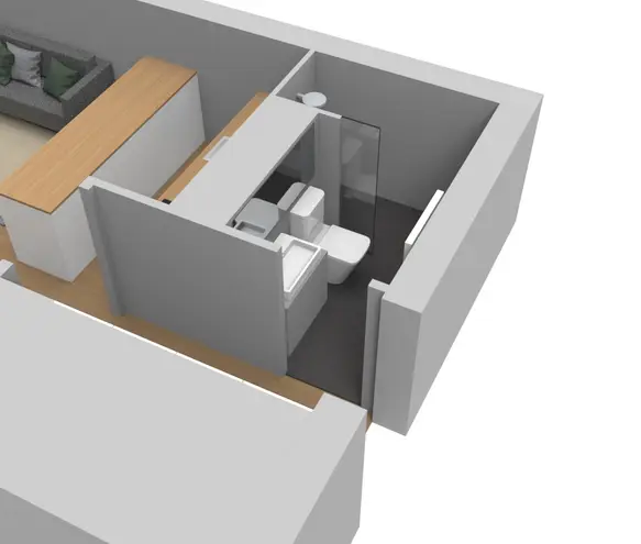 1 Zimmer Wohnung mit 34 m² in Hamburg – Bild 3