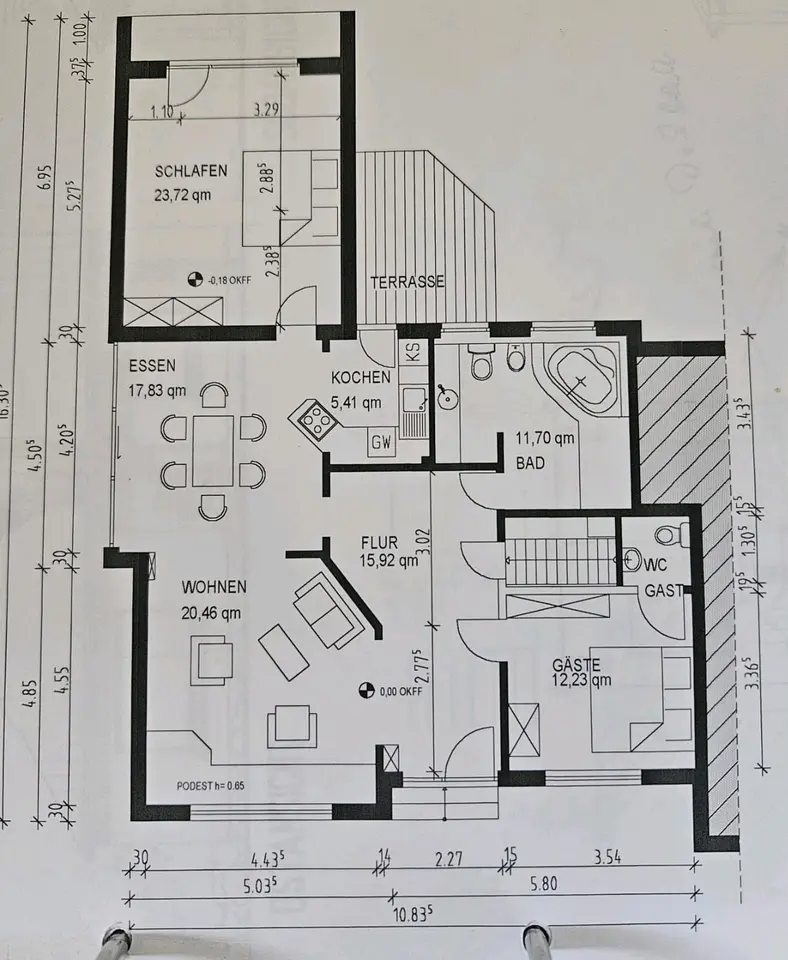 3 Zimmer Wohnung mit 107 m² in Wilhelmshaven – Bild 9