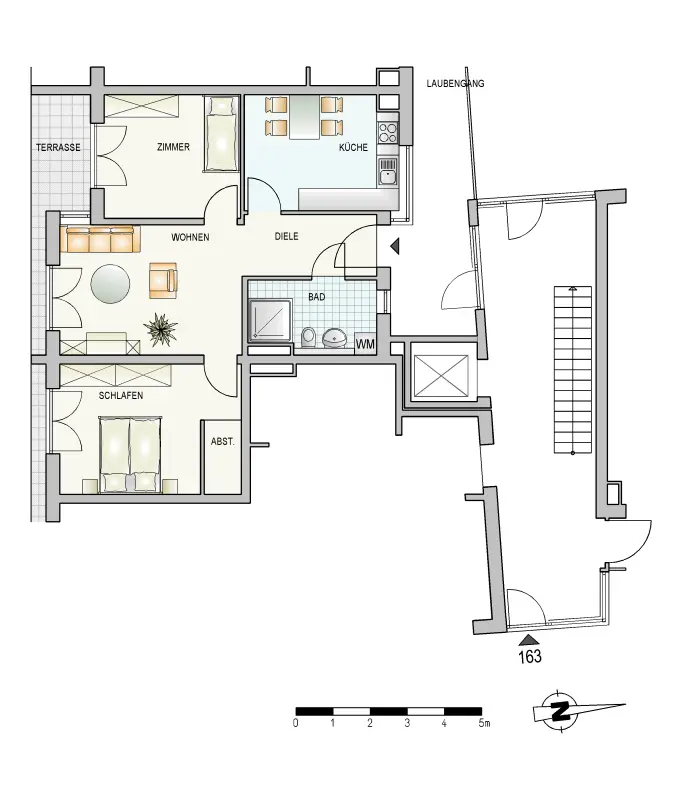3 Zimmer Wohnung mit 76 m² in Ulm – Bild 4