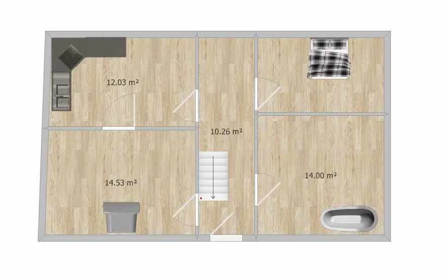 3 Zimmer Haus mit 66 m² in Stendal – Bild 9