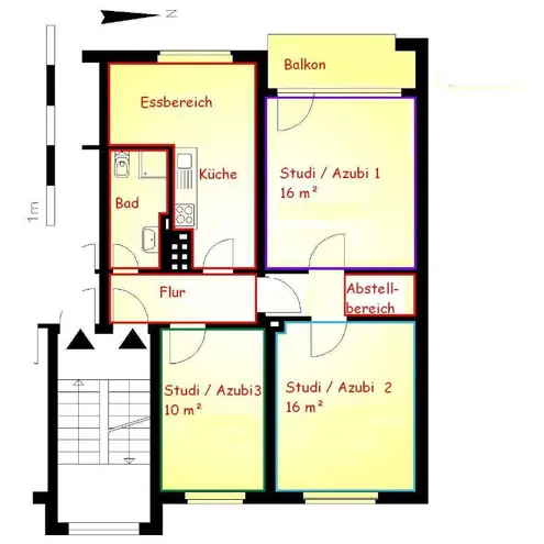 1 Zimmer Wohnung mit 16 m² in Bielefeld – Bild 7