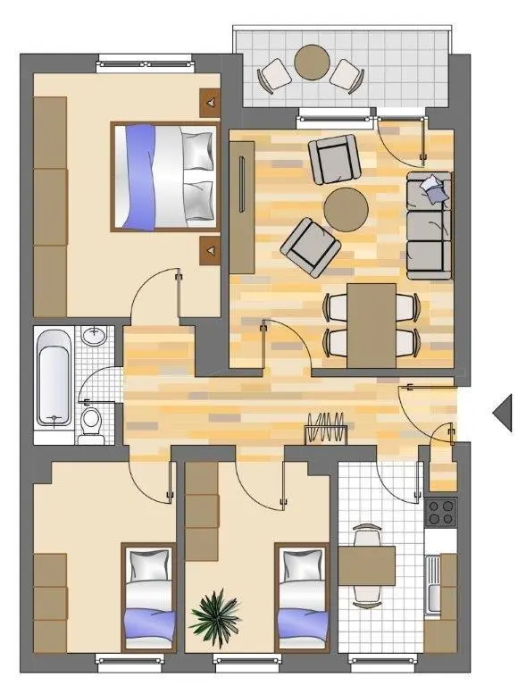 3 Zimmer Wohnung mit 62 m² in Mönchengladbach – Bild 10