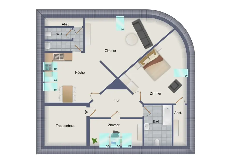 3 Zimmer Wohnung mit 82 m² in Passau – Bild 9