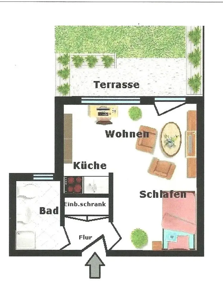 Studio mit 34 m² in Oldenburg – Bild 5