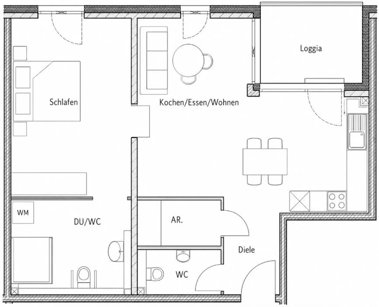 2 Zimmer Wohnung mit 73 m² in Trier – Bild 6