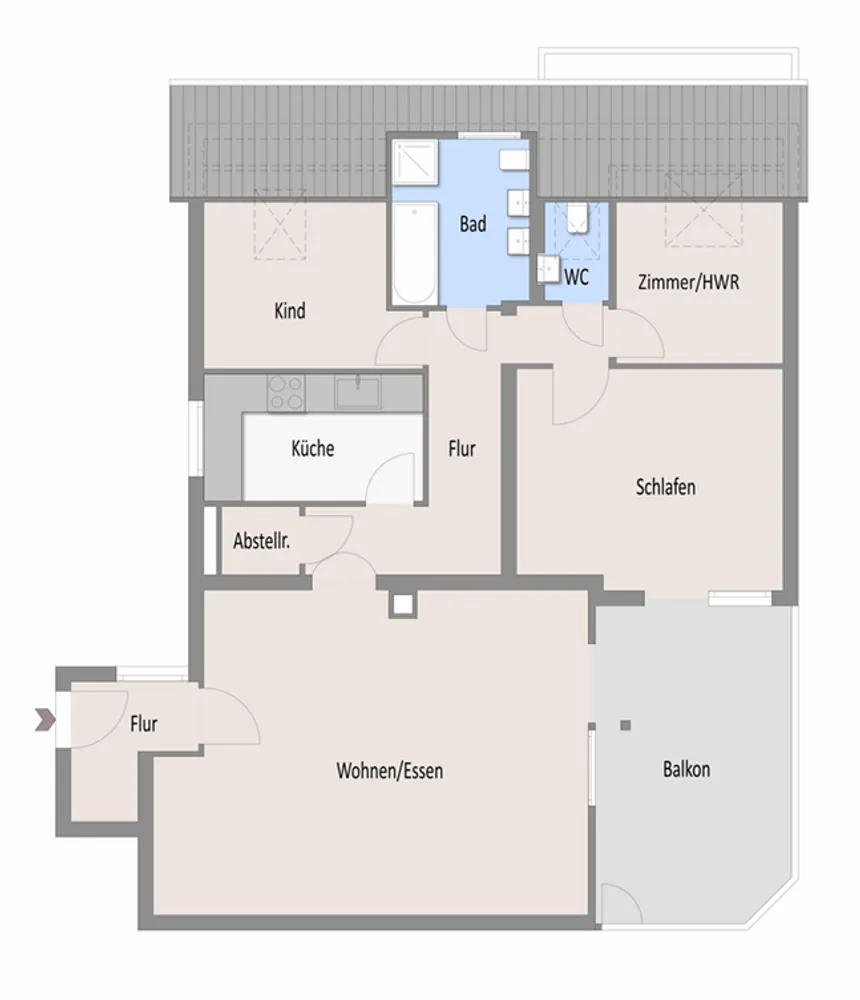 4 Zimmer Wohnung mit 95 m² in Heilbronn – Bild 2
