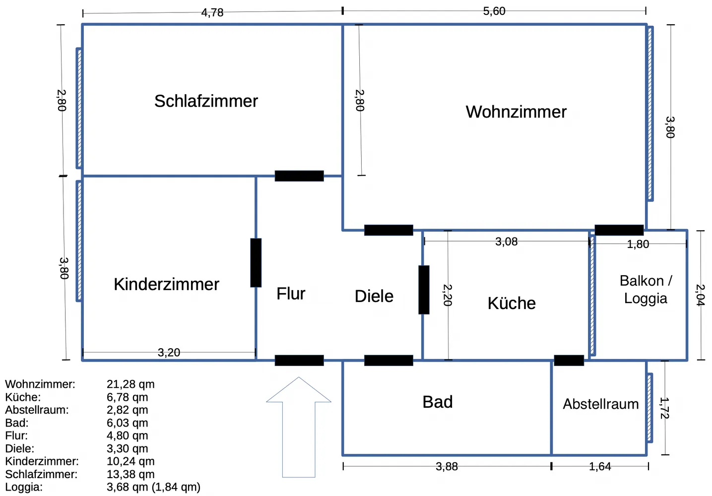 3 Zimmer Wohnung mit 70 m² in Peine – Bild 10