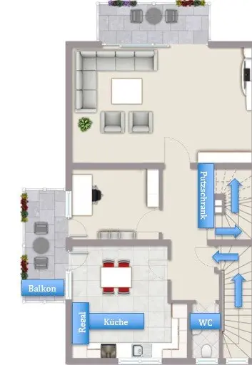 WG-Zimmer mit 21 m² in Karlsruhe – Bild 5