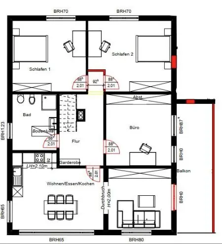 5 Zimmer Wohnung mit 110 m² in Vechta – Bild 10