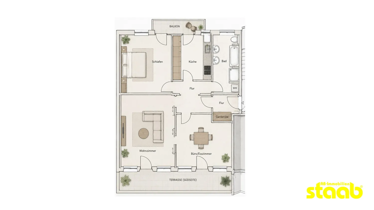 3 Zimmer Wohnung mit 99 m² in Aschaffenburg – Bild 10