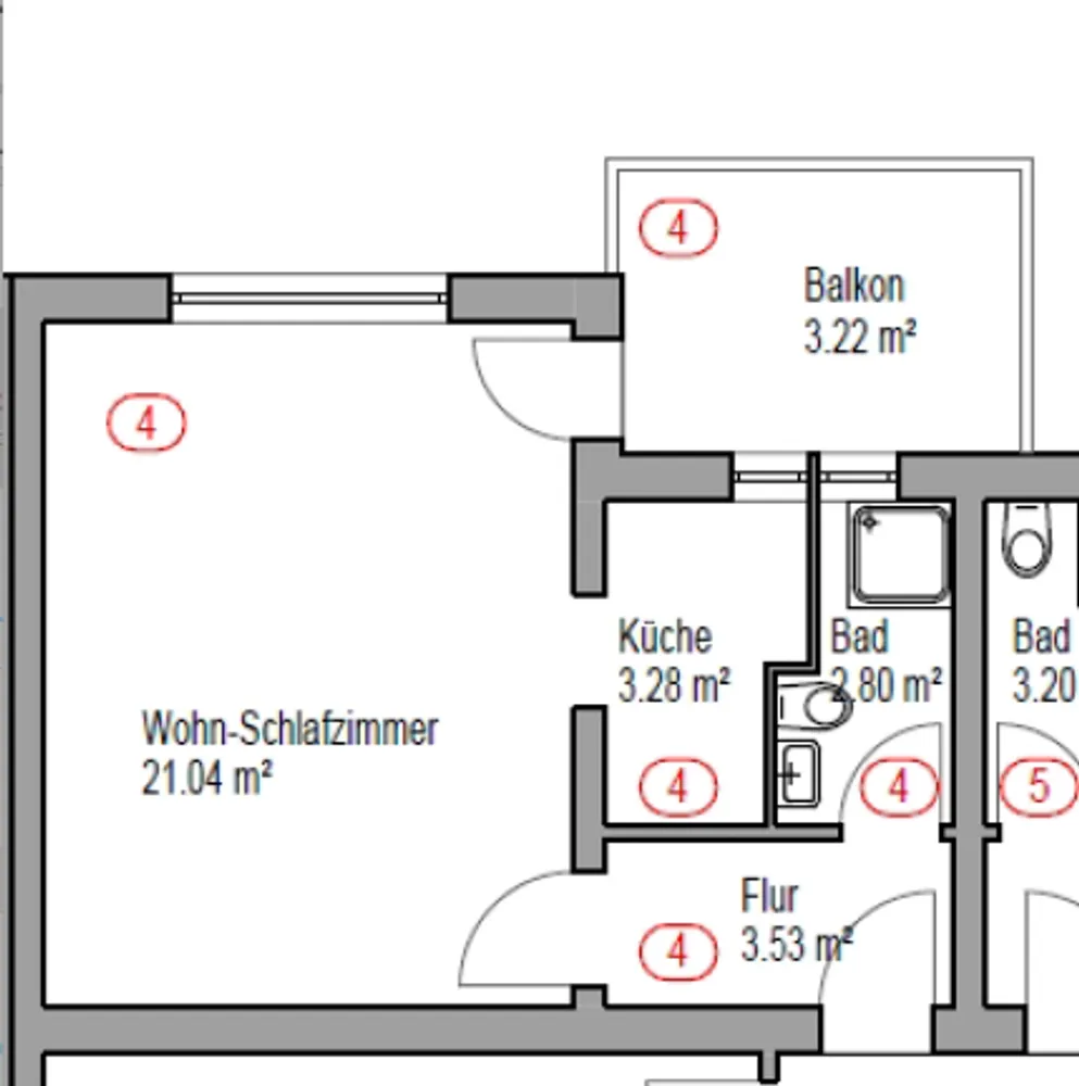 1 Zimmer Wohnung mit 34 m² in Heidelberg – Bild 6