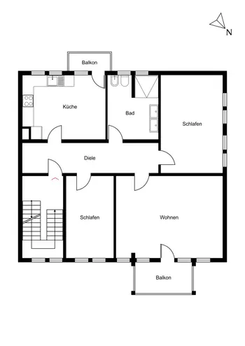 3 Zimmer Wohnung mit 122 m² in Düsseldorf – Bild 11