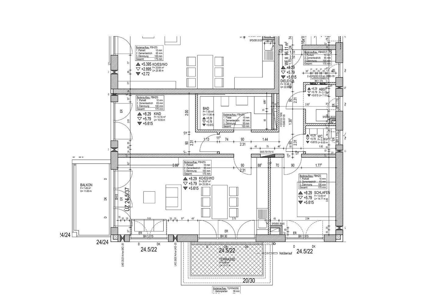 3 Zimmer Wohnung mit 91 m² in Augsburg – Bild 1