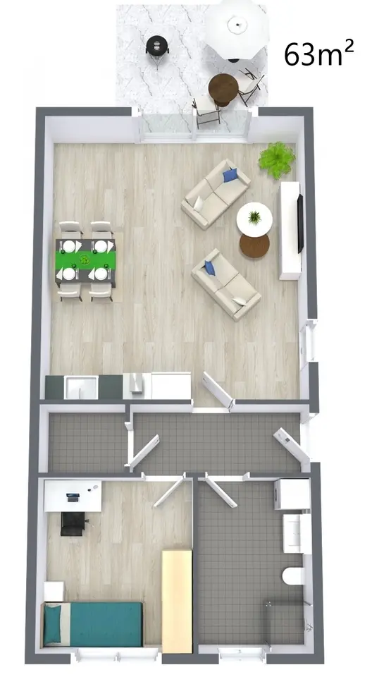 5 Zimmer Wohnung mit 100 m² in Trier – Bild 7