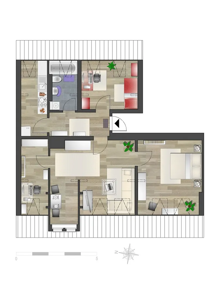4 Zimmer Wohnung mit 83 m² in Chemnitz – Bild 7