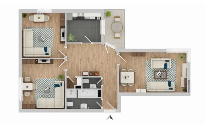 3 Zimmer Wohnung mit 87 m² in Regensburg – Bild 12