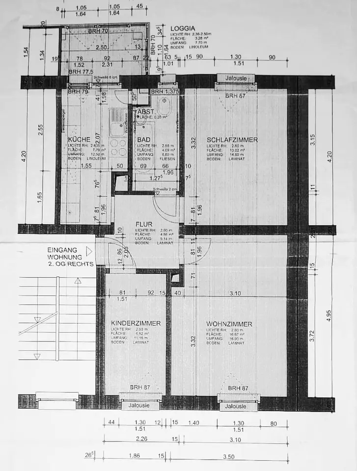 3 Zimmer Wohnung mit 57 m² in Leipzig – Bild 2