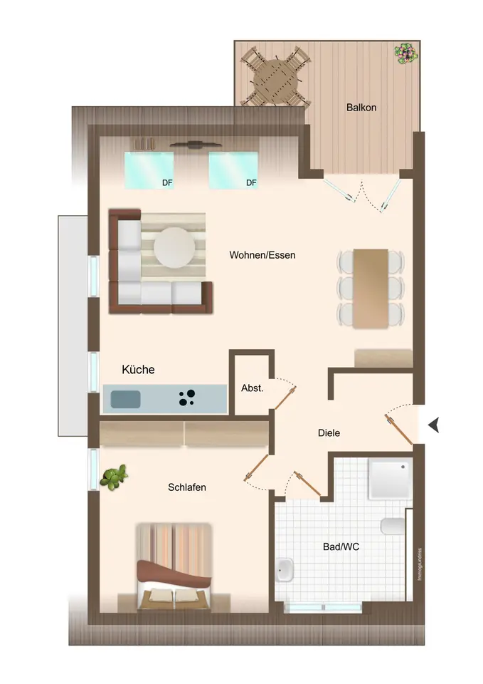 2 Zimmer Wohnung mit 70 m² in Bielefeld – Bild 8