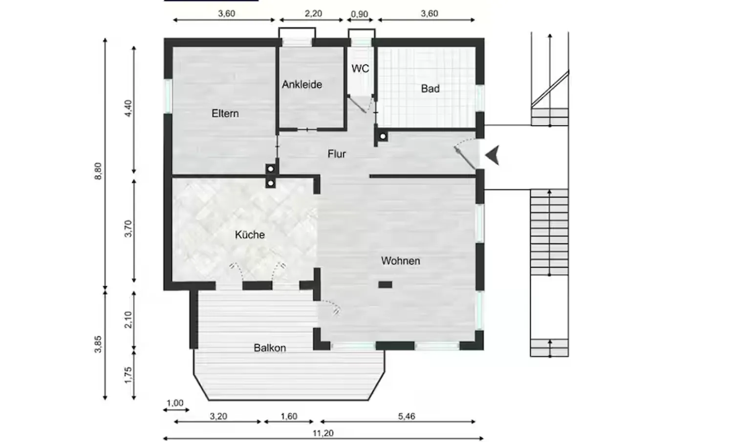 3 Zimmer Wohnung mit 100 m² in Heilbronn – Bild 8