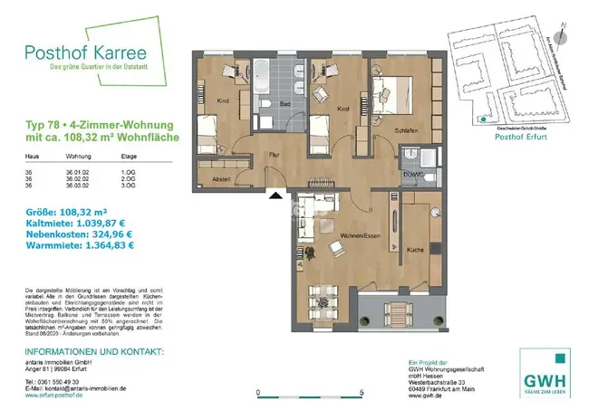 4 Zimmer Wohnung mit 108 m² in Erfurt – Bild 11