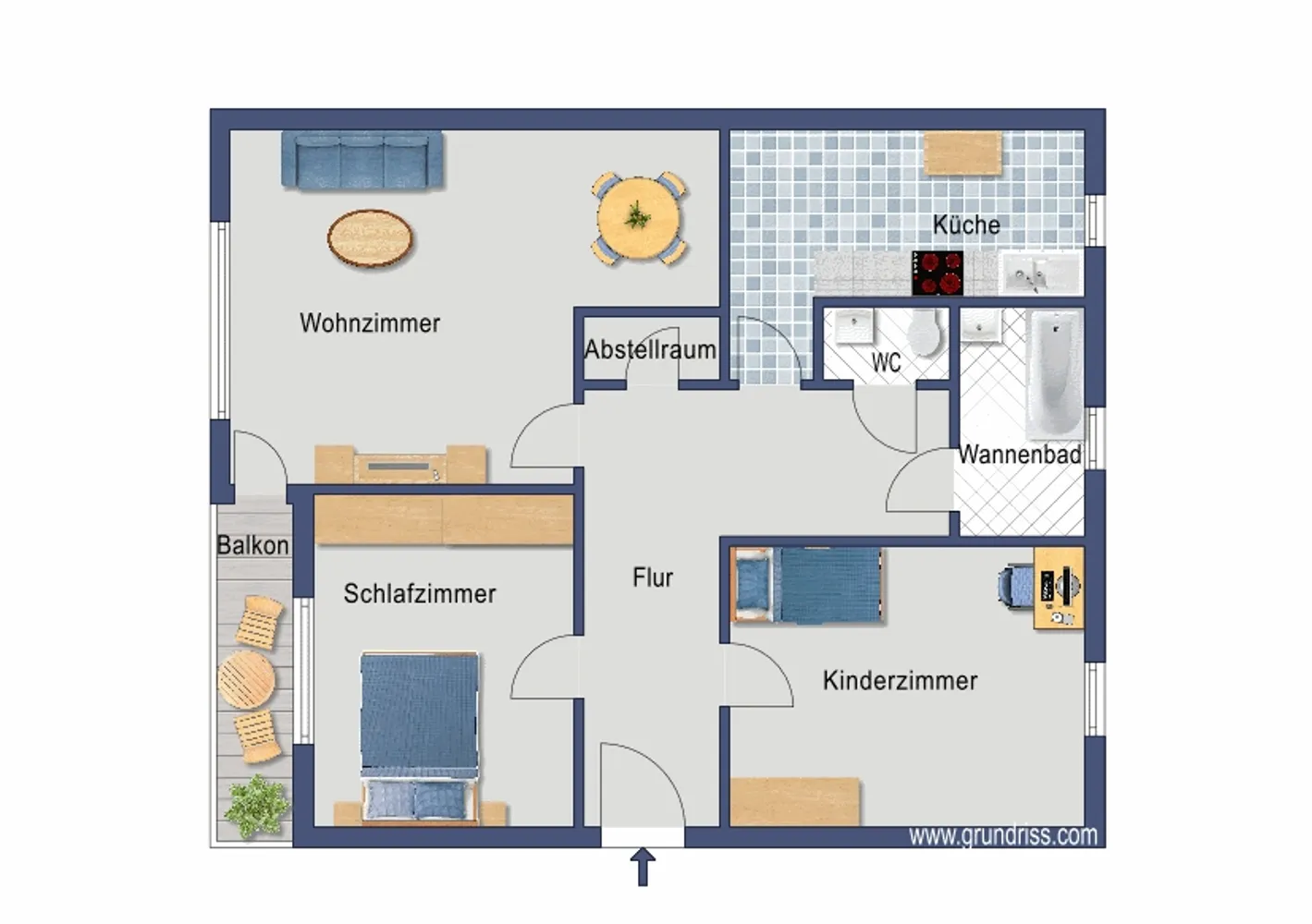 3 Zimmer Wohnung mit 72 m² in Osnabrück – Bild 2