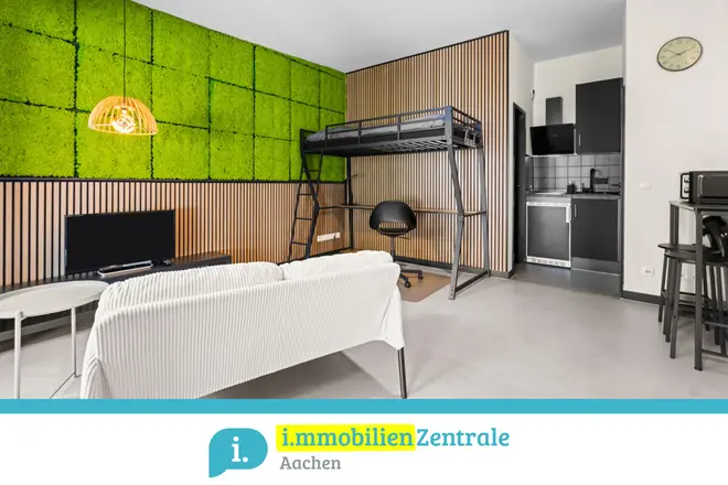 1 Zimmer Wohnung mit 24 m² in Aachen – Bild 1