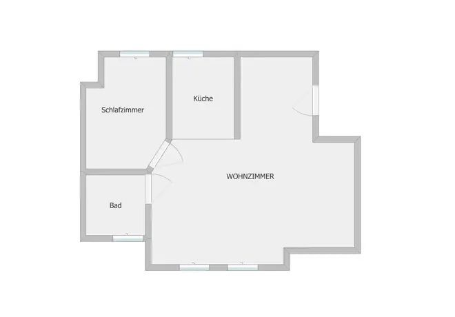 2 Zimmer Wohnung mit 55 m² in Wuppertal – Bild 1