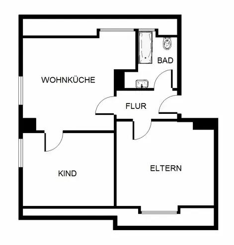2 Zimmer Wohnung mit 46 m² in Gelsenkirchen – Bild 9