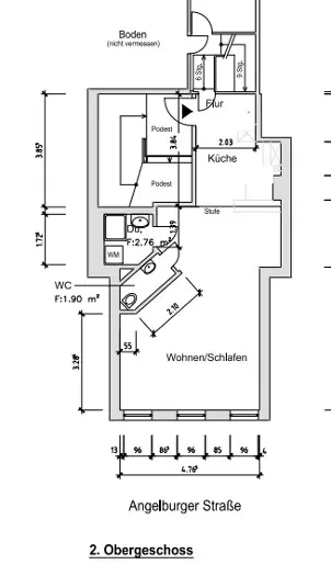 2 Zimmer Wohnung mit 46 m² in Flensburg – Bild 9