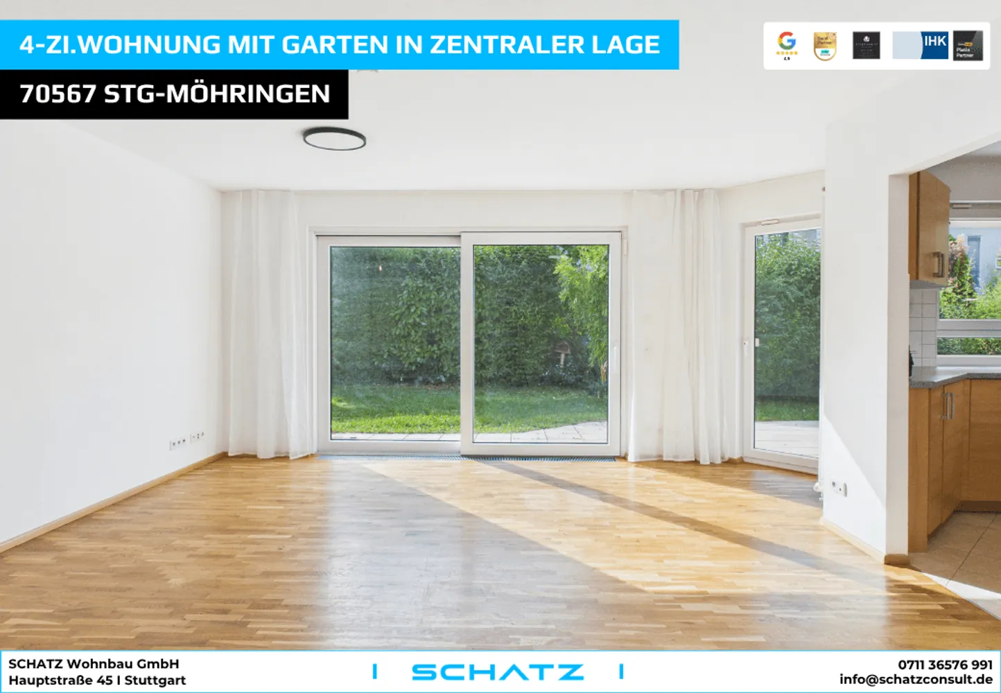 4 Zimmer Wohnung mit 92 m² in Stuttgart – Bild 1