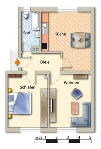 3 Zimmer Wohnung mit 57 m² in Gelsenkirchen – Bild 7