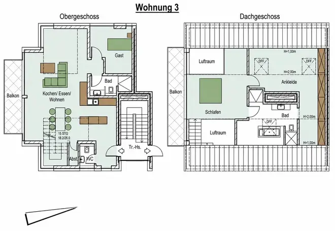 3 Zimmer Wohnung mit 140 m² in Wiesbaden – Bild 9