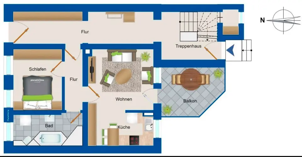 2 Zimmer Wohnung mit 44 m² in Gera – Bild 9