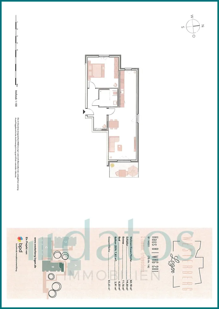 2 Zimmer Wohnung mit 83 m² in Osnabrück – Bild 5