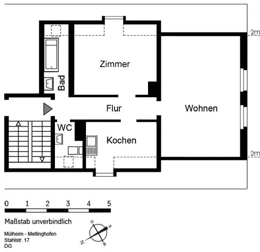 2 Zimmer Wohnung mit 48 m² in Mülheim an der Ruhr – Bild 11
