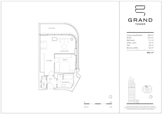2 Zimmer Wohnung mit 60 m² in Frankfurt am Main – Bild 8
