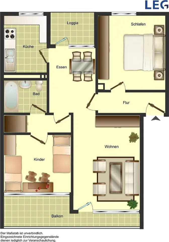 3 Zimmer Wohnung mit 75 m² in Monheim am Rhein – Bild 6
