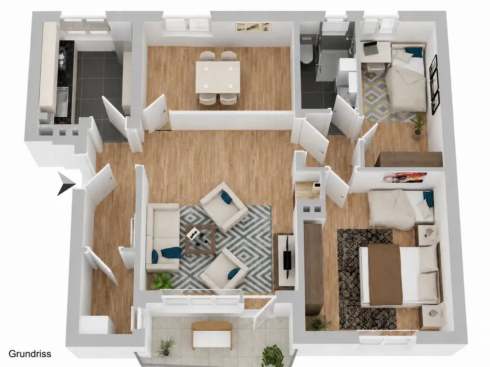 4 Zimmer Wohnung mit 65 m² in Lübeck – Bild 10